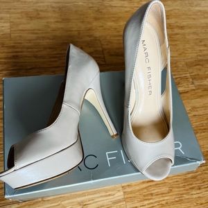 Marc Fisher Tumble Platform Peep Toe Heels